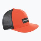 Salomon Trucker Flat cherry tomato/deep black baseball cap