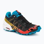 Salomon Speedcross 6 black/white/transcend blue men's running shoes