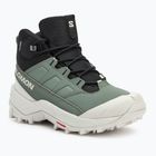 Salomon Crosstrak WP women's trekking boots agave green/black/can ary green