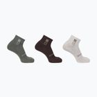 Salomon Everyday Ankle socks 3 pairs silver cloud/sedona sage