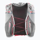 Running vest Salomon ADV SKIN 12 Set castelrock/alloy/neon flame