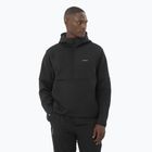 Men's hoodie Salomon SHAKEout Half Zip Hooded deep black