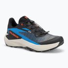 Men's running shoes Salomon Genesis black/french blue/cherry tomato