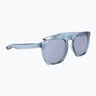 Nike Flatspot XXII worn blue/ silver flash sunglasses