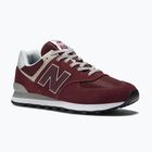 Men's New Balance 574 red shoes