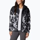 Columbia Flash Challenger Novelty women's wind jacket black and white 1989503013