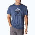 Columbia Zero Ice Cirro-Cool Graphic men's trekking shirt blue 1990463