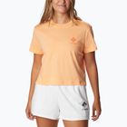 Columbia women's North Cascades Cropped orange trekking shirt 1930051826