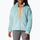 Columbia Boundless Discovery Sherpa women's trekking sweatshirt aqua haze/sunset peach