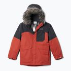 Columbia Nordic Strider children's down jacket warp red/shark