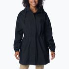 Women's Columbia Splash Side black crinkle raincoat