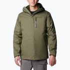 Columbia Oak Harbor Interchange stone green men's down jacket