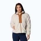 Women's sweatshirt Columbia Boundless Discovery Sherpa Full Zip II chalk/camel brown