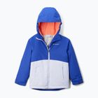 Children's ski jacket Columbia Alpine Action III snowdrift melange/clematis blue