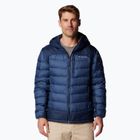 Men's Columbia Autumn Park II Down Hooded jacket dark mountain/ collegiate navy