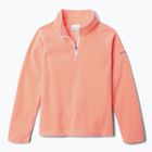 Children's fleece sweatshirt Columbia Glacial Fleece hot coral
