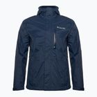 Columbia Pouring Adventure III men's rain jacket collegiate navy