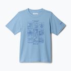 Columbia Valley Creek Graphic ripple blue/hike guide children's T-shirt