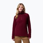 Women's fleece jacket Columbia Glacial IV 1/2 Zip rich wine