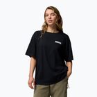 Women's trekking T-shirt Columbia Rolling Bend Graphic Oversized Tee black/mountainview