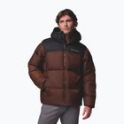 Men's insulated jacket Columbia Puffect II Hooded tobacco/black