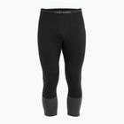 Men's thermal trousers icebreaker Merino 200 ZoneKnit 3/4 black