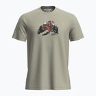 Men's Icebreaker Merino 150 Tech Lite SS Tee Catch Me Outside ashen trekking t-shirt