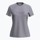 Icebreaker women's Merinor 150 Tech Lite Tee Sunrise Summit grey quartz T-shirt
