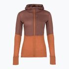 Icebreaker women's trekking sweatshirt Merino 200 Realfleece Descender Zip Hoodie dusty clay