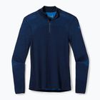 Men's Smartwool Intraknit Merino 200 1/4 Zip thermal T-shirt navy blue SW016260092