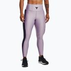 Women's training leggings Under Armour Project Rock HG Ankle purple luxe