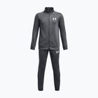 Children's Under Armour Knit pitch gray/white tracksuit