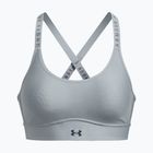 Under Armour Infinity Covered Mid grey fitness bra 1363353-465