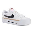 Nike Court Legacy Lift women's shoes white/hemp/team orange/black