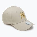 Women's New Era Metallic Logo 9Forty New York Yankees baseball cap light beige