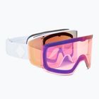 Women's ski goggles Giro Ella white bliss/rose gold/infrared
