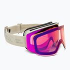 Women's ski goggles Giro Ella stone rails/vivid pink/vivid infrared