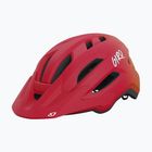 Giro Fixture II matte red fade children's bicycle helmet