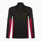 Men's Smartwool Merino Sport 1/4 Zip thermal T-shirt black SW011538K88