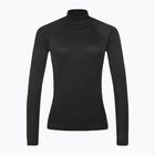 Women's thermal base layer Smartwool Thermal Merino Rib Turtleneck charcoal heather
