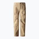 Men's trekking trousers The North Face Exploration Conv Reg Tapered beige NF0A7Z95PLX1