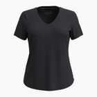 Women's trekking T-shirt Smartwool Active Ultralite V-Neck black
