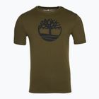 Men's Timberland Tree Logo dark olive T-shirt