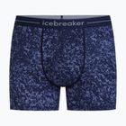 Men's thermal boxers Icebreaker Merino 150 Anatomica Moss Bloom midnight navy/aop