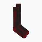 Men's ski socks icebreaker Merino Ski+ Medium OTC bittersweet/port/black
