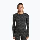 Women's thermal sweatshirt Icebreaker Merino 260 Tech Vertex Crewe Black/Snow