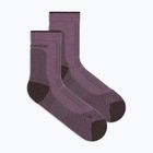 Women's socks Icebreaker Merino Hike+ Ultralight Quarter grey plum/bittersweet