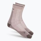 Women's socks Icebreaker Merino Hike+ Ultralight Quarterpink quartz/porcini