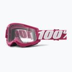 100% Strata 2 fletcher/clear cycling goggles
