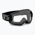 Children's cycling goggles 100% Strata 2 Junior 50031-00001 black/clear
